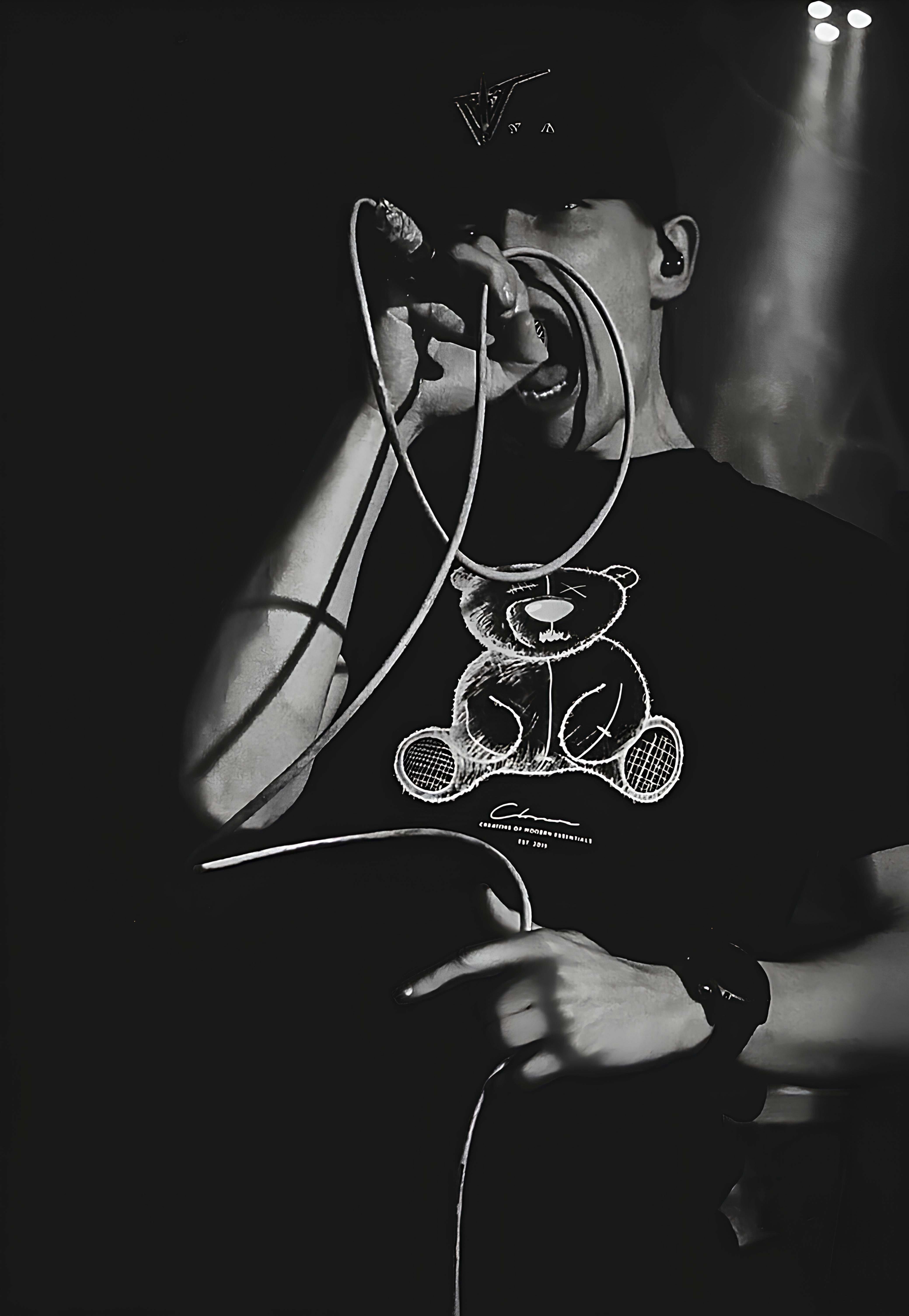 Vocalist front shot